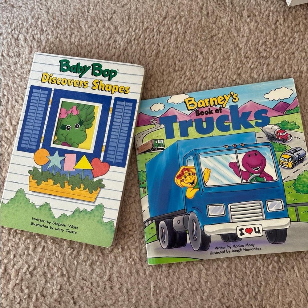 Vintage Barney Book Set